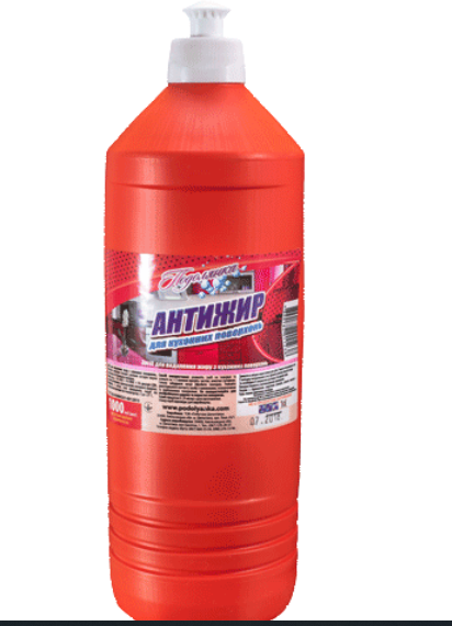 Засіб для чищення кухонних поверхонь Подолянка "Антижир". 1000 мл.